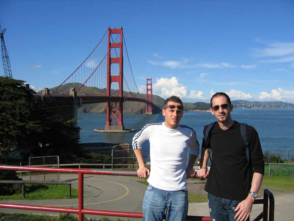 Février 2005 : Visite de Manu et Bruno à Los Angeles et San Francisco, LA